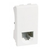 Módulo Entrada RJ45 CAT5 (INTERNET REDE) - HOME BRANCO
